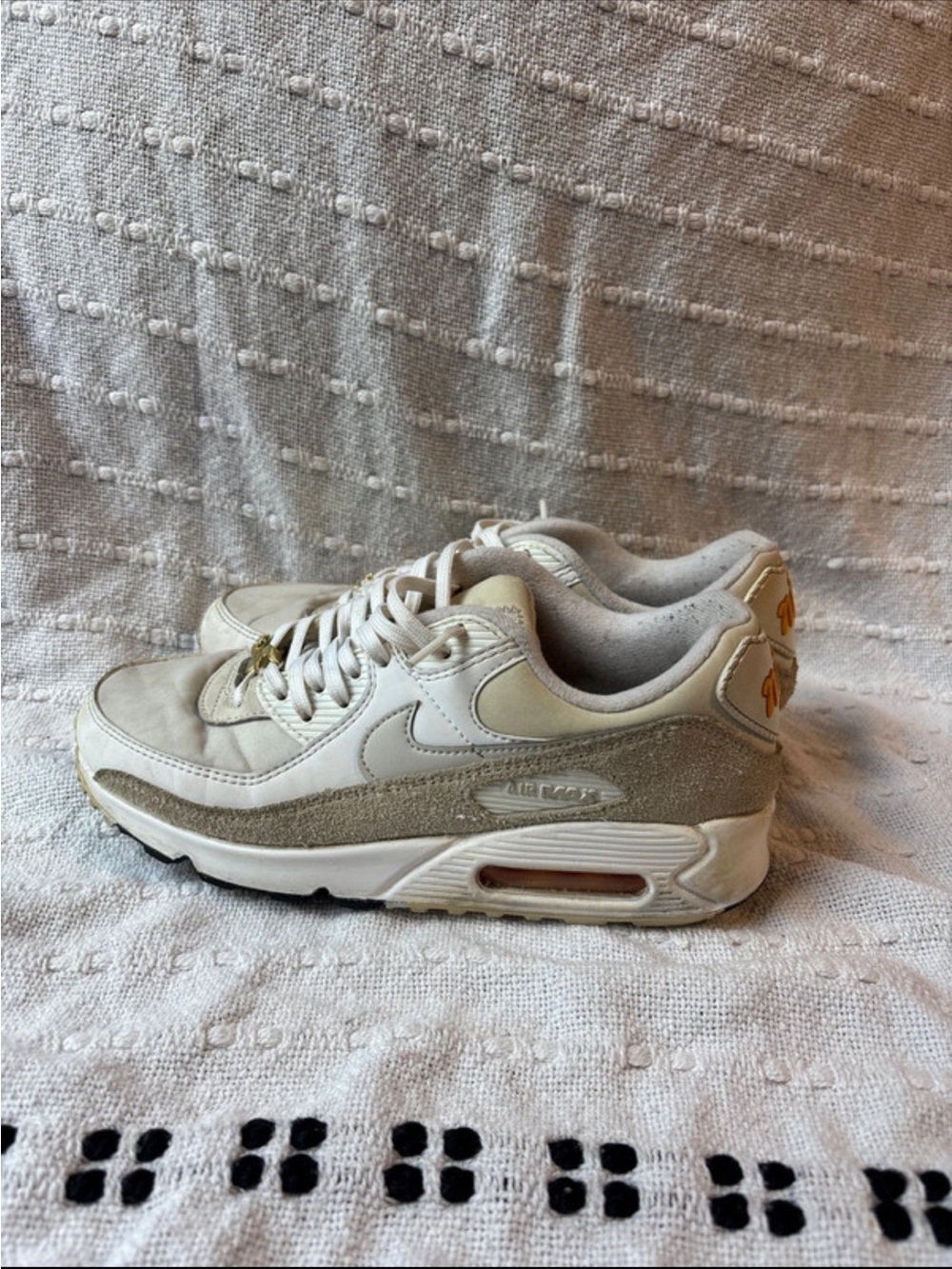 Nike Women's Air Max Sneakers in Cream and Beige
